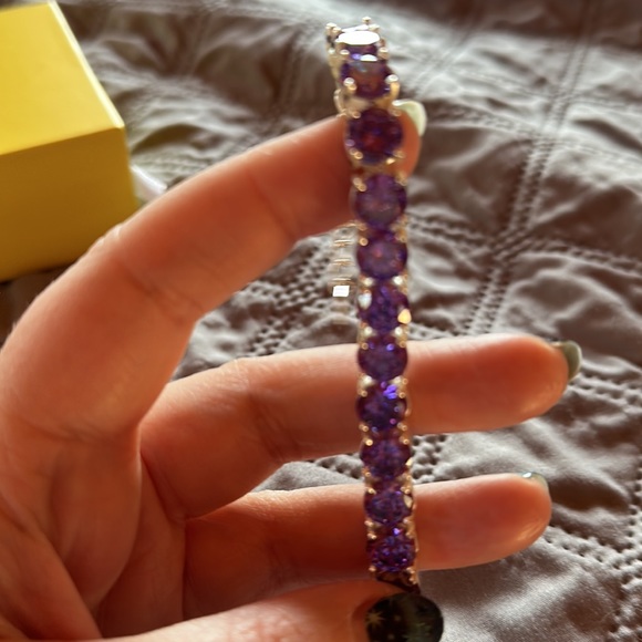 Park Lane Violet Impression Bracelet - Picture 2 of 3